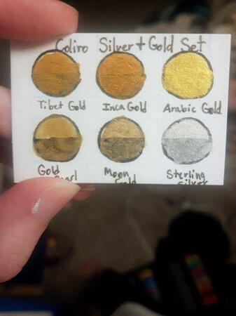 Coliro Silver And Gold Set